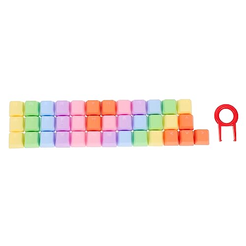 jojofuny 5 Sätze Tastenkappe tastenficker Mechanical Keyboard Leuchtend Pudding Keycaps Keyset Computertastaturen Tastatur-Dekor Bunte Tastaturkappen Klaviatur pbt Suite von jojofuny