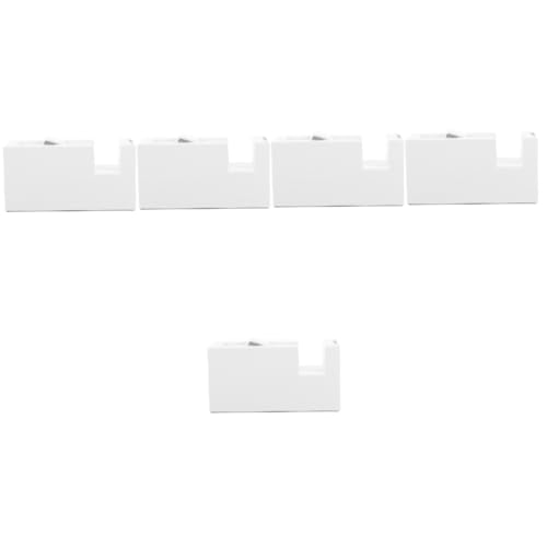 jojofuny 5 Stück Klebebandabroller Halter Cutter Klebeband-Spender-Schreibtisch Klebebandspender Tape Dispenser Schreibtisch niedlich Bürobedarf Abs Weiß jojofuny 5 Stück Klebebandabroller Halter Cutter Klebeband-Spender-Schreibtisch Klebebandspender Tape Dispenser Schreibtisch niedlich Bürobedarf Abs Weiß von jojofuny
