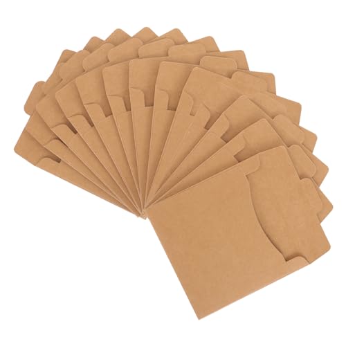 jojofuny Cd-papiertüte Für 50 Stück CDs/DVDs Aufbewahrungshüllen Aus Kraftpapier Schützt Ihre Medien Vor Beschädigungen von jojofuny