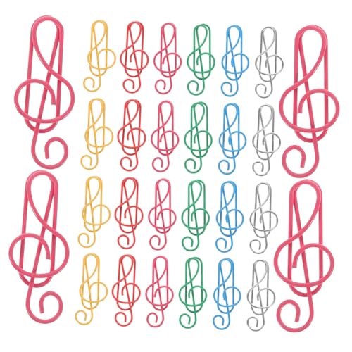 jojofuny 50 Stück Dekorative Papierklamme Schreibtisch Büroklammern in verschiedenen Größen Papierclip Musik Büroklammern für Papierkram Büroklammern für Dokumentenpapier Eisen jojofuny 50 Stück Dekorative Papierklamme Schreibtisch Büroklammern in verschiedenen Größen Papierclip Musik Büroklammern für Papierkram Büroklammern für Dokumentenpapier Eisen von jojofuny