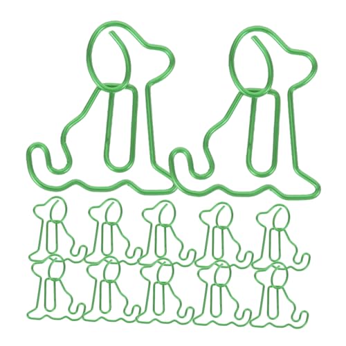 jojofuny 50 Stück Entzückende Büroklammern in Hundeform. Lustige Und Dekorative Für Büro, Schule Und Zuhause. Einzigartige Lesezeichen in Tierform. Mehrzweck-büroklammer. von jojofuny