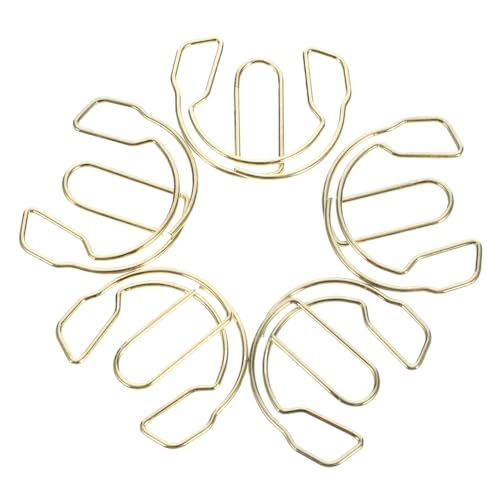 jojofuny 50 Stück Metall -büroklamme Kopfhörer-büroklammern Büroklammern Markieren Hochzeit Büroklammern Mini-büroklammern Lustige Papierclips Büroklammern Fürs Büro Golden jojofuny 50 Stück Metall -büroklamme Kopfhörer-büroklammern Büroklammern Markieren Hochzeit Büroklammern Mini-büroklammern Lustige Papierclips Büroklammern Fürs Büro Golden von jojofuny