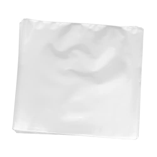 jojofuny Aufbewahrungshalter für Schallplatten 50 Stück 8 8 cm Flache Cd-Tasche Schallplattenhüllen Äußere Plastiktüten für Schallplatten Plastikhülle für Schallplatten Zum Schutz Ihrer CDs von jojofuny