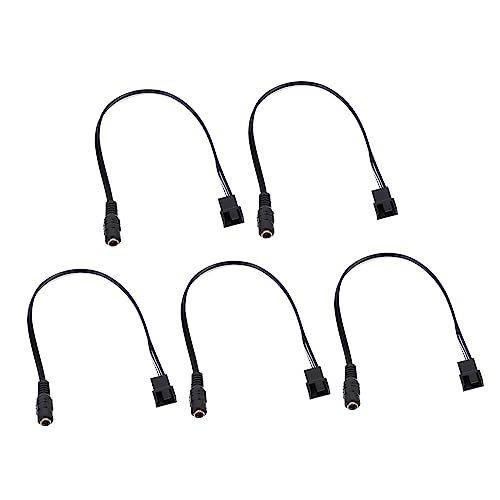 jojofuny 5st Adapterkabel Für Lüfter Netzkabel Gleichstromwandler Gleichstrom Auf 4-pin-adapter Netzteil Für Dc-zu-4-pin-lüfter Kabel Für Lüfterkabel Hohe Energie 4polig Abs Stromleitung von jojofuny