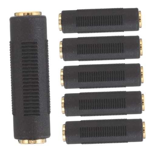 jojofuny 6 Stück 3,5-mm-Audio-kupplungs-stereoadapter (buchse Auf Buchse): Ideal Für Kopfhörer- Und Lautsprecheranschlüsse – Kompakt Und Zuverlässig von jojofuny