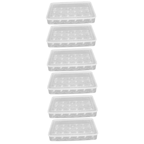 jojofuny 6 Stück Eieraufbewahrungsbox Schützender Eierhalter Eierablage Eieraufbewahrungsplatte Eieraufbewahrungsbehälter jojofuny 6 Stück Eieraufbewahrungsbox Schützender Eierhalter Eierablage Eieraufbewahrungsplatte Eieraufbewahrungsbehälter von jojofuny