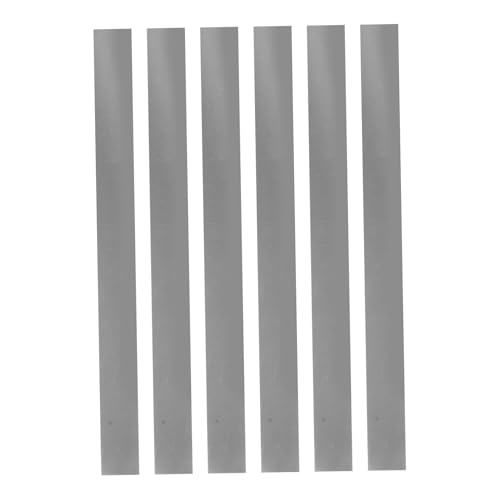 jojofuny 6 Stück Experimentelles Frühlingsblatt Galvanik-set Nickelstreifen Nickelanode Anodenplatte Aus Zink Versilberungsset Vergoldungs-kit Vernickelungs-kit Zinkstreifen Silver Kupfer von jojofuny