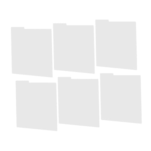 jojofuny 6 Stück Schallplattenteiler Bibliotheksbuchteiler Schallplattenaufbewahrungsteiler Schallplatten Organizer Registerkarten Vinyl Schallplatten Registerkarten von jojofuny