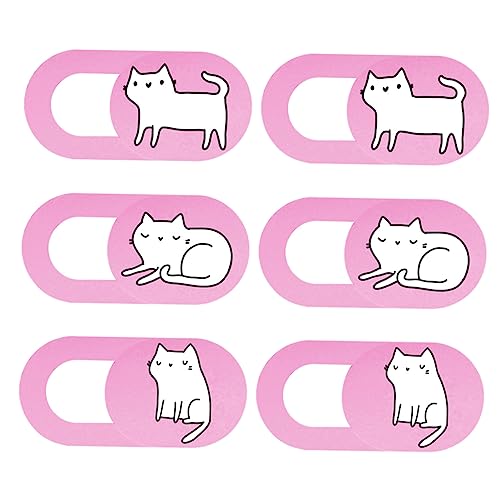 jojofuny Webcam-Abdeckung Mit Cartoon-Katzen-Design Folie Für Laptop Computer Tablet Sichtschutz Störungsfreie Webcam-nutzung 6 Stück jojofuny Webcam-Abdeckung Mit Cartoon-Katzen-Design Folie Für Laptop Computer Tablet Sichtschutz Störungsfreie Webcam-nutzung 6 Stück von jojofuny