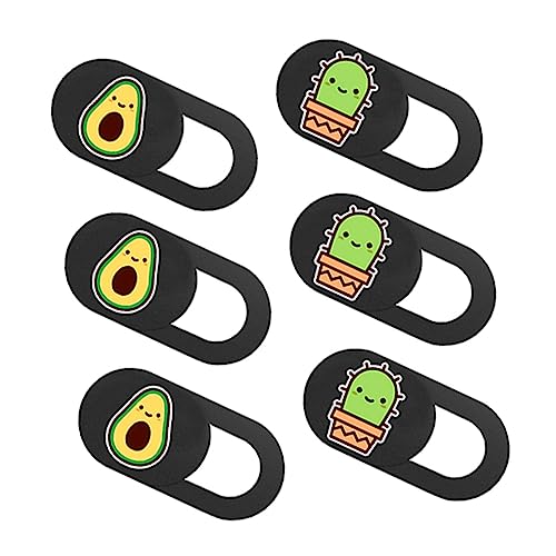 jojofuny 6 Stück Webcam-abdeckungen Für Laptop/pc/Tablet Avocado- Und Kaktusmuster Sichtschutz Einfach Abziehen Und Aufkleben jojofuny 6 Stück Webcam-abdeckungen Für Laptop/pc/Tablet Avocado- Und Kaktusmuster Sichtschutz Einfach Abziehen Und Aufkleben von jojofuny