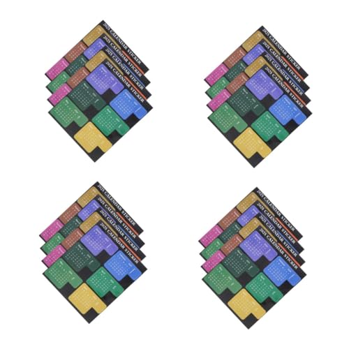 jojofuny 8 Sätze -Klebeband Tagesplaner-Aufkleber pastellfarbene Aufkleber monatliche Aufkleber für Pads notizzettel aufkleber set Planer mit Aufklebern Mini-Kalenderaufkleber Papier von jojofuny
