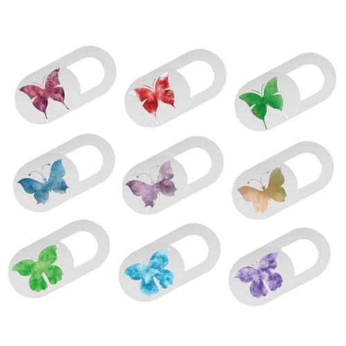jojofuny 9st Kameraabdeckung Selbstklebende Webcam Webcam-Folie Webcam-Abdeckung Laptop -Webcam -Cover Handy- - Kameraschlitten Kamerablocker Tablet- -Folie Colorful Abs jojofuny 9st Kameraabdeckung Selbstklebende Webcam Webcam-Folie Webcam-Abdeckung Laptop -Webcam -Cover Handy- - Kameraschlitten Kamerablocker Tablet- -Folie Colorful Abs von jojofuny