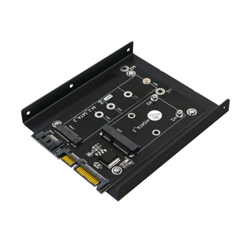 jojofuny Adapterplatine M. 2 SSD auf Adapter msata-Gehäuse SSD-Adapterkarte msata auf 3. 0-Adapter msata zu 3.0 konverter Computerzubehör Festplatte Kartenleser Metall von jojofuny