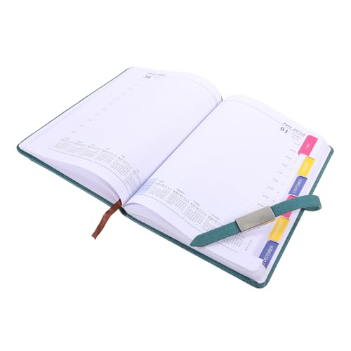 jojofuny Almanach-tagebuch Persönlich Schreibtisch Monatsplaner 2025 Erwachsene Sieben Monatlicher Kalenderplaner Notizbücher Notizbuch Kalenderbuch Termin Wochenkalender Papier Green von jojofuny