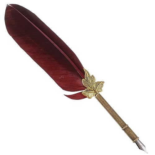 jojofuny Dip-stift Brunnen Federkiel Dekorativer Tintenstift Tauchstift Kalligraphie-tintenstift Stifte Für Tagebuch Büro-kalligrafie-stift Federstift Signieren Künstliche Feder Marine jojofuny Dip-stift Brunnen Federkiel Dekorativer Tintenstift Tauchstift Kalligraphie-tintenstift Stifte Für Tagebuch Büro-kalligrafie-stift Federstift Signieren Künstliche Feder Marine von jojofuny