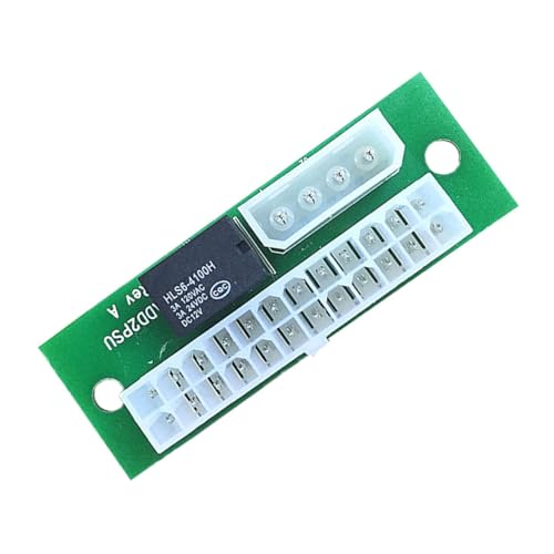 jojofuny Dual Starter Board 24pin Netzteil Adapter Board Für Lüfter Beleuchtung von jojofuny