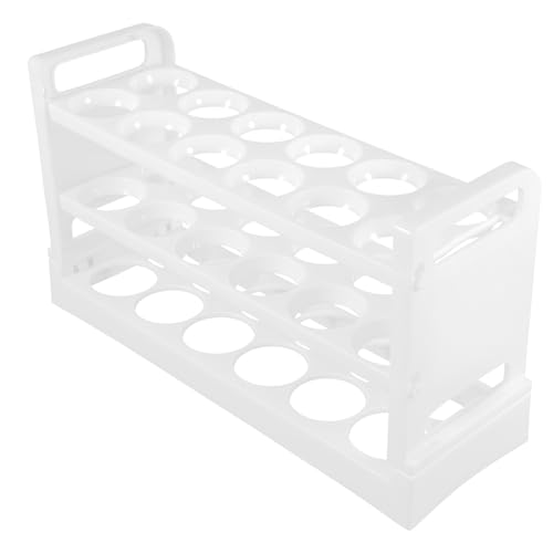 jojofuny Eierkarton aufbewahrungsdose storage boxes durchsichtiger eier-Organizer kühlschrank-Eierregal Kühlschranktür-Eierständer Eierhalter für die Kühlschranktür Seitentür Veranstalter von jojofuny
