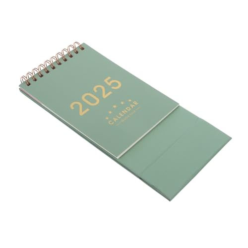 jojofuny Englischer Tischkalender 2025, Stehender Flip-schreibtischkalender Für Die Tägliche Planung, Multifunktionaler Planer Mit Dekorativem Notizbereich von jojofuny