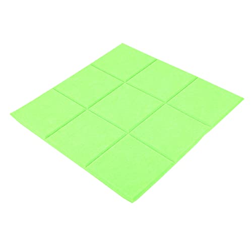 jojofuny Filzplatte Planke Message-Board-Wand Filzbrett Filz Pinnwand retro Stoff Pinnwandfliesen aus Filz Filzbrief-Nachrichtentafel selbstklebendes Visionboard Schild chemische Faser Grün von jojofuny