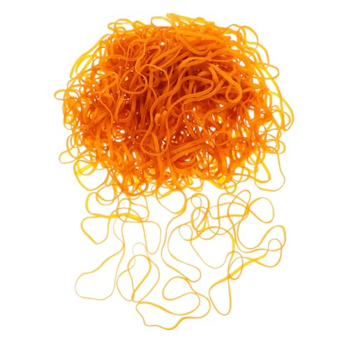 jojofuny Gelbe Gummibänder Umfang Breit Elastisch Und Robust Für Bastelprojekte Geflochtene Und Büroanwendungen Pro Packung von jojofuny