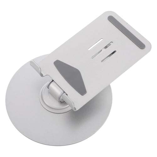 jojofuny Handy-Tablet-Halter Telefonbasis Smartphone-Griff Telefonständer Verstellbar Drehbarer Telefonständer Handyständer Faltbarer Telefonständer Handyhalter Silver Aluminiumlegierung von jojofuny