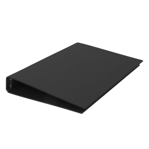 jojofuny Harte Scrapbook-hülle Blindabdeckung Ringbuchdeckel Notizblockhüllen Notizblock-hülle Notepad Cover Planerordner-schutzhülle Binderschale Ordner Mit Losen Blättern Pp Black von jojofuny