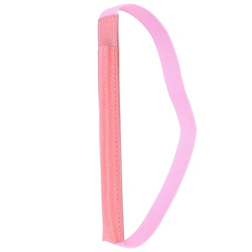 jojofuny Hülse für Stift stifteschale stifttaschenlampe stifte Tasche Bleistiftzubehör Federmäppchen Etui Stiftabdeckung Stift-Schutzhülle Handschrift Stift Kappe Schutzkappe Gummiband Rosa von jojofuny