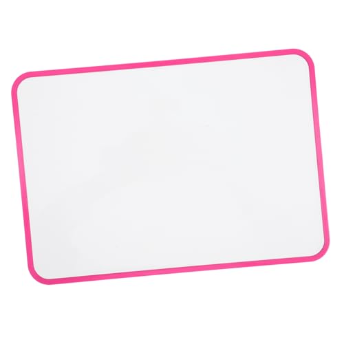 jojofuny Kleine Tafel Magnetisches Zeichenbrett Pastell Whiteboardpapier Klemmbretter Hängendes Whiteboard, Trocken Abwischbar Magnetisches Papier Whiteboard- Radiergummi Abs Rosa von jojofuny