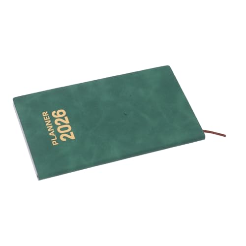 jojofuny Kompaktes A6-tagesplaner-tagebuch, Tragbares Taschennotizbuch Mit Pu-lederbezug, 2026 Taschenplaner, Kompaktes Wochenkalender-notizbuch von jojofuny