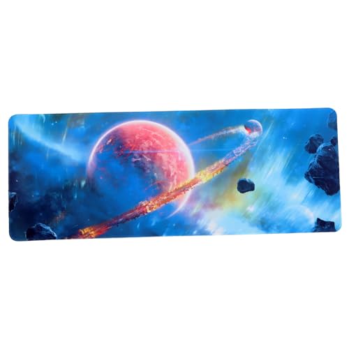 jojofuny Mauspad großes Mousepad Big Mousepad mousepads Computermatte Big Mouse pad Laptop Ergonomisch Weiß Rosa Dickes Mauskissen bequemes Tastaturkissen Tastaturmatte Gummi von jojofuny