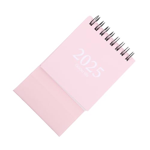 jojofuny Mini Tischkalender Dekorativer Flip Kalender Im Minimalistischen Design Perfekter Schreibtischaufsteller Für Büro Zuhause Und Schule Mit Praktischer Spiralbindung von jojofuny
