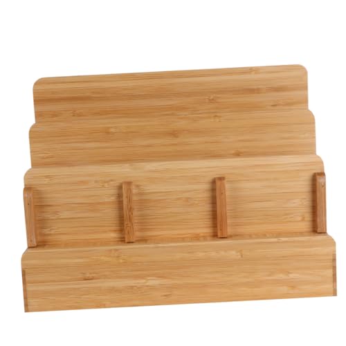 jojofuny Multifunktionale Bambus Ladestation Organizer Für Handys Tablets Eleganter Handyhalter Für Mehrere Geräte Vermeiden Umweltfreundliches Material von jojofuny