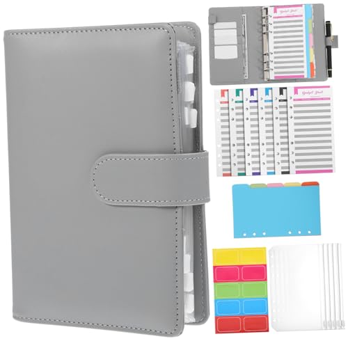jojofuny Notizbuch aus Leder Veranstalter Kasse sparen Budget Sparbinder Planer Finanzordner Geldspar-Challenge-Ordner Sparordner Geldordner-Organizer für Bargeld Kunstleder jojofuny Notizbuch aus Leder Veranstalter Kasse sparen Budget Sparbinder Planer Finanzordner Geldspar-Challenge-Ordner Sparordner Geldordner-Organizer für Bargeld Kunstleder von jojofuny