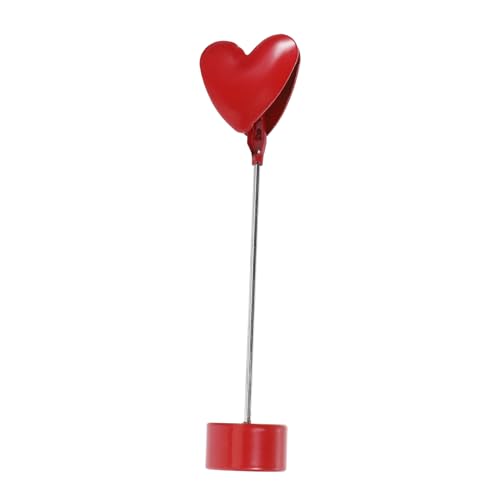 jojofuny Notizhalter Für Den Schreibtisch Memo-clip Bildhalter Für Schreibtisch Fotoclips Bildnotiz Fotoständer Clip Zum Halten Von Fotos Fotohalter Rot Metall von jojofuny