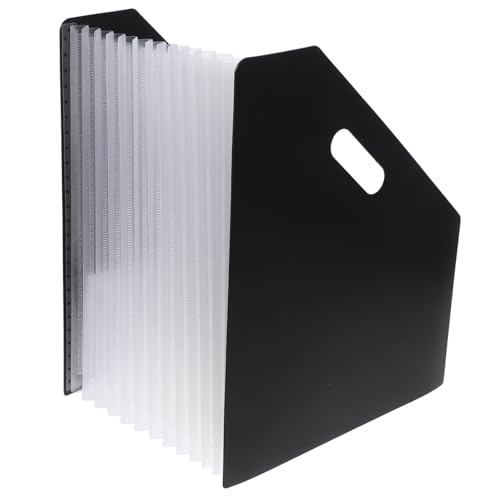 jojofuny Ordner Organpaket Tragbar Office-datei-organizer Standordner-organizer Für Den Schreibtisch Lagerung Klein Akkordeon-dateiordner-organizer Desktop-datei-organizer Pp Black von jojofuny