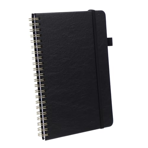 jojofuny Passwort-spulenbuch Tasche Notizbuch Abdeckung Nachfüllbarer Notizbuchordner Notizbuch Mit Tabs Kleines Adressbuch Binder Notebook Adressbuch Mit Tabs Black Papier von jojofuny