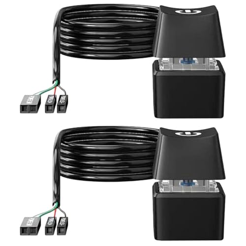 jojofuny Pc Power Button Kabel 1 65 M Verlängerungskabel für Motherboard Easy On/ von jojofuny