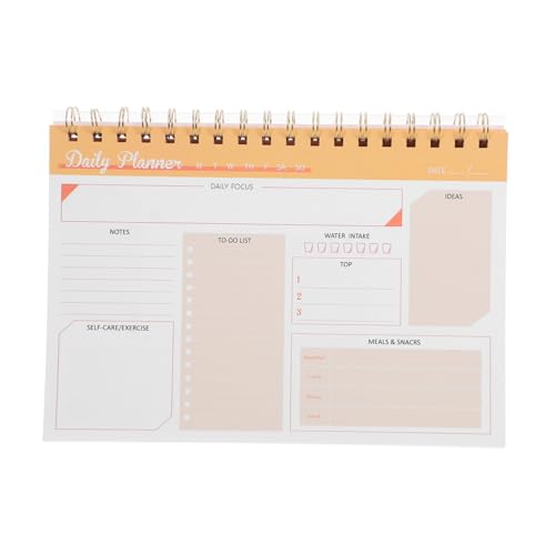 jojofuny Planer Notizblock Vereinfachte Lehrerfächer Tagesplaner Spiralplanblock Tagesplan Kalender Notizbuch Planungsnotizbuch Kombiniert Orange Eisen jojofuny Planer Notizblock Vereinfachte Lehrerfächer Tagesplaner Spiralplanblock Tagesplan Kalender Notizbuch Planungsnotizbuch Kombiniert Orange Eisen von jojofuny