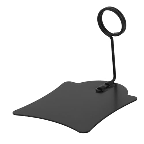 jojofuny Preisschild Halter für Büroklammern Kartenhalter stehen Desktop-Notizordner Memohalter für den Schreibtisch Tischkartenhalter Inhaber der Tischnummer Bilderclipständer Metall Black von jojofuny