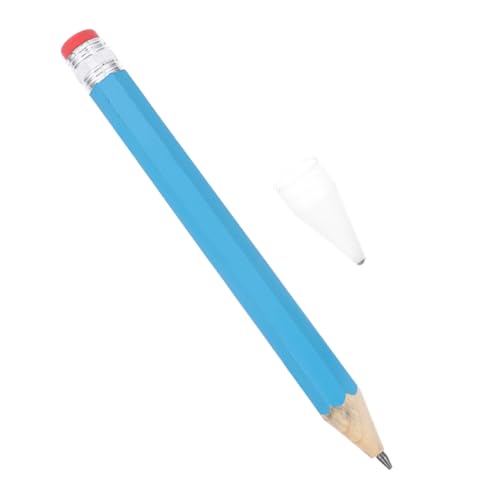 jojofuny Riesiger Holz Bleistift Jumbo Bleistift Für Schreiben Zeichnen Und Basteln Sicherer Griff Mit Schutzkappe Als Für Vorschulkinder Und von jojofuny