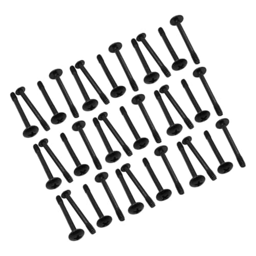 jojofuny Schrauben Für Lüfter Computerlüfterschrauben 30 Mm Schwarz Computergehäuse-lüfterschrauben-Set von jojofuny