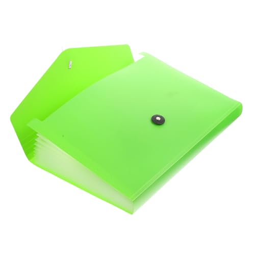 jojofuny Test Papier Clip Orgel Tasche Organizer Für Büroordner Akkordeon Dateiorganisator Taschen Stationärer Organizer Rechnung Ordner Ordner-organizer Aktentasche Veranstalter Pp Grün von jojofuny