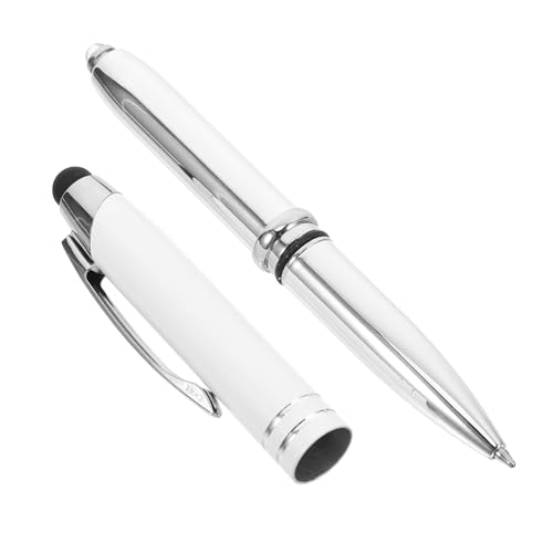 jojofuny Touch Kugelschreiber Zum Schreiben Mit Bildschirmspitze Feines Stylus Zeichnen Mit Kapazitiver Tastenform Weißmetall jojofuny Touch Kugelschreiber Zum Schreiben Mit Bildschirmspitze Feines Stylus Zeichnen Mit Kapazitiver Tastenform Weißmetall von jojofuny