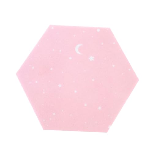 jojofuny wandaufkleber aus filz Sechseckige Filzplattenfliesen Heimdekoration dekorativ Planke Wohnkultur klein reminescence reißzwecke Nachrichtenbrett Filzbrett Hexagon fühlte Board Rosa von jojofuny