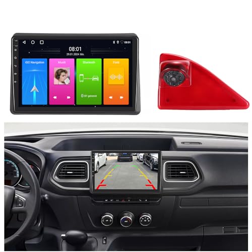 10''AHD Navigator Canbus Autoradio CarPlay Android+Rückfahrkamera Kompatibel mit Nissan NV400 Pritsche/Fahrgestell X62/Vauxhall Opel Movano Kipper/Renault Master MK3 (G7215 Radio+R7214 Rückfahrkamera) 10''AHD Navigator Canbus Autoradio CarPlay Android+Rückfahrkamera Kompatibel mit Nissan NV400 Pritsche/Fahrgestell X62/Vauxhall Opel Movano Kipper/Renault Master MK3 (G7215 Radio+R7214 Rückfahrkamera) von jojono