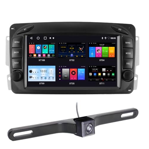 7'' Auto GPS Navi Touchscreen Autoradio Navigation Bildschirme Monitore mit Canbus CarPlay & Android +HD Rückfahrkamera kompatibel mit Mercedes-Benz G-Klasse W463 G36 G55AMG G270 G300 G320 G400 G500 von jojono