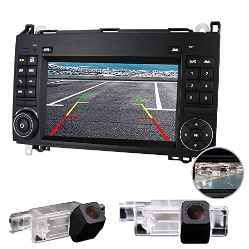 7'' GPS Multifunktions Autoradio Navigation Apple CarPlay Android+HD Rückfahrkamera Einparkhilfen kompatibel mit Mercedes-Benz W169/W245/W639 W447/Vito/Viano/W906 Sprinter/V W Crafter Onwards von jojono