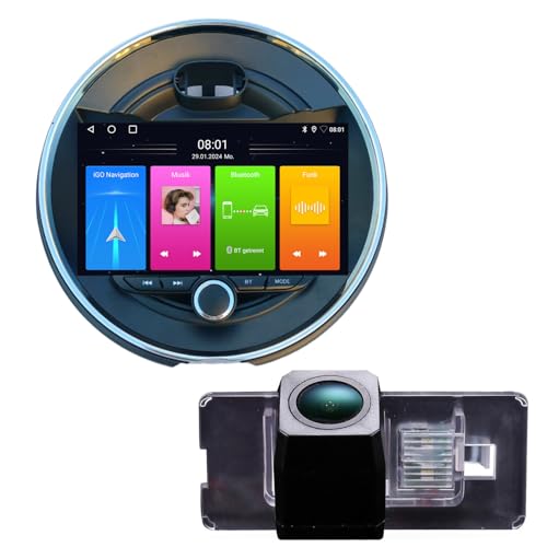 9''AHD GPS Navigator Canbus Autoradio CarPlay Android+Rückfahrkamera Kompatibel mit BMW Mini Cooper R50 R52 R53 R56 R57 R58 R59 F55 F56 F57/R55/Countryman R60/Paceman R61 (Radio A+7022 Rückfahrkamera) 9''AHD GPS Navigator Canbus Autoradio CarPlay Android+Rückfahrkamera Kompatibel mit BMW Mini Cooper R50 R52 R53 R56 R57 R58 R59 F55 F56 F57/R55/Countryman R60/Paceman R61 (Radio A+7022 Rückfahrkamera) von jojono