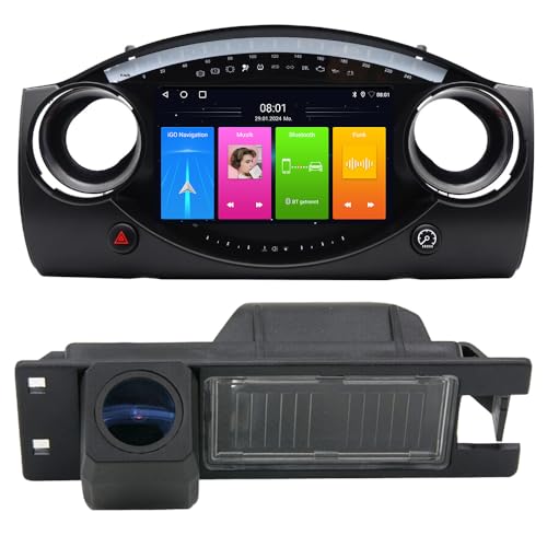 9''AHD GPS Navigator Canbus Autoradio CarPlay Android+Rückfahrkamera Kompatibel mit BMW Mini Cooper R50 R52 R53 R56 R57 R58 R59 F55 F56 F57/R55/Countryman R60/Paceman R61 (Radio D+7022 Rückfahrkamera) 9''AHD GPS Navigator Canbus Autoradio CarPlay Android+Rückfahrkamera Kompatibel mit BMW Mini Cooper R50 R52 R53 R56 R57 R58 R59 F55 F56 F57/R55/Countryman R60/Paceman R61 (Radio D+7022 Rückfahrkamera) von jojono