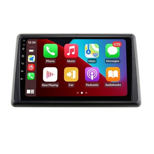 9''AHD GPS Sat NAV Navigator Canbus Autoradio CarPlay Android+Rückfahrkamera Einparksystem Kompatibel mit Dacia Logan MCV KS/Dokker KE Limousine/Renault Express (Radio G7259A) von jojono